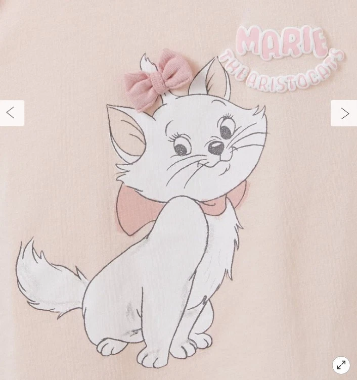 BNWT Cotton On Baby Disney Aristocats Tee Top Size 1 (12-18 Months) Marie Tshirt - image 2 of 3