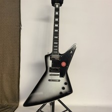Silver Burst Explorer Electric Guitar Mahogany Body Neck Rosewood Fretboard