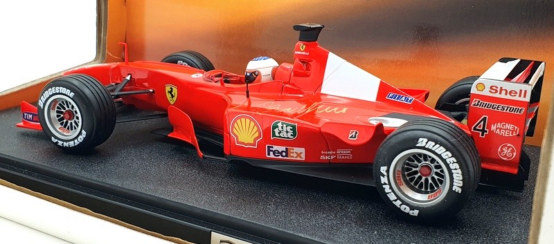 Hot Wheels 1/18 Scale diecast - 26738 Ferrari F1-2000 Rubens