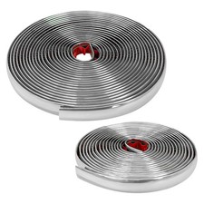 26ft Automotive Chrome Trim Molding 12 12mm Wide Car Body Side Decorativ... 26ft Automotive Chrome Trim Molding 12 12mm Wide Car Body Side Decorativ...