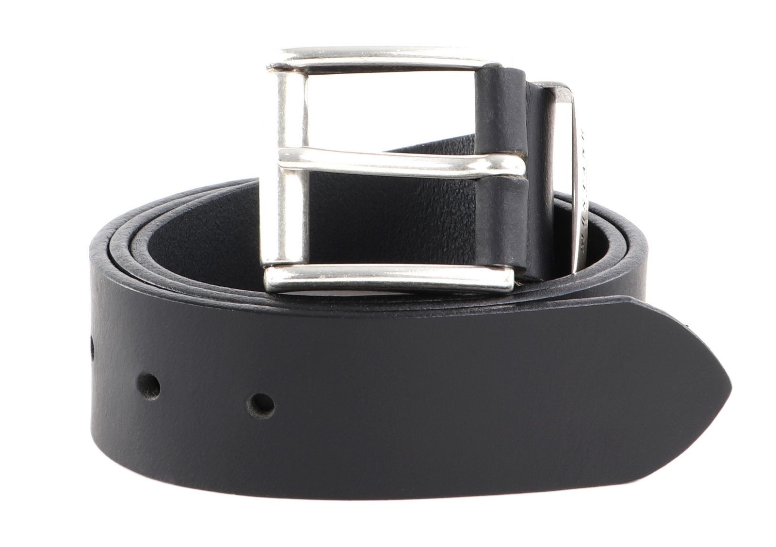 MUSTANG belt Leather Belt 40mm W85 Black