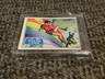 BATMAN TRADING CARD 44B 1966 TOPPS BLUE BAT RIDDLER ROBS A R
