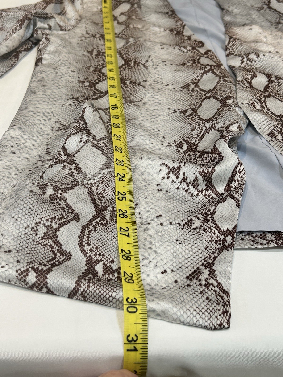 Bishop + Young Women’s Satin Iconic Python Print … - image 7