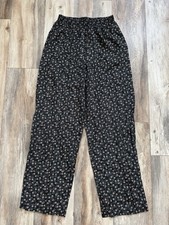 Vintage rose print pants