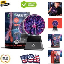 Plasma Globe Lamp, Touch Sound Sensitive Lightning, Interactive Electric Pl...