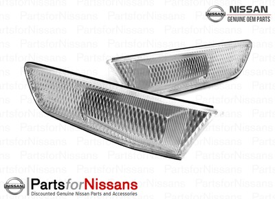 Genuine Nissan Skyline Infiniti G35 Coupe Front Clear Corner Side Marker Lights
