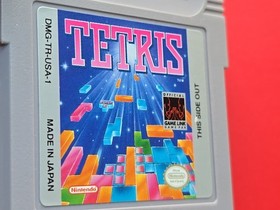 Tetris Game Boy Nintendo GB Original Puzzle Blocks 80s Vintage Authentic Works