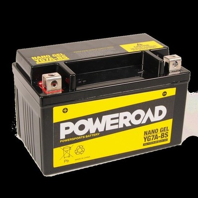 POWEROAD Batterie YG7A-BS (YTX7A-BS) GEL 12V/7Ah