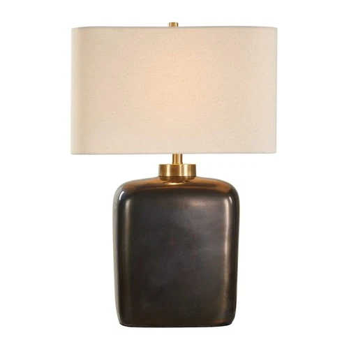 Uttermost 30565 Quentin 25" Tall Vase Table Lamp - Bronze - Picture 3 of 6
