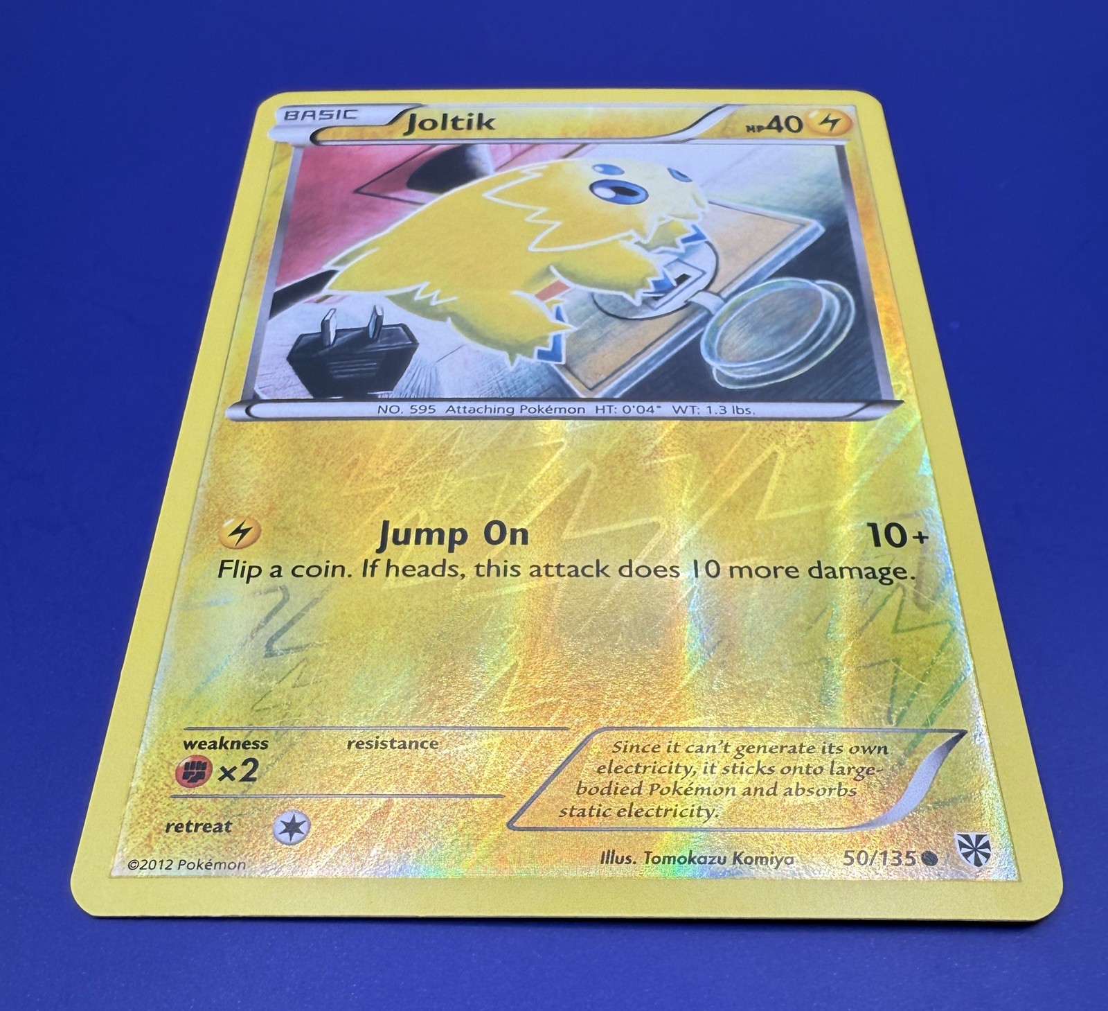 Joltik 50/135 Plasma Storm Reverse Holo Pokémon Card LP - Mint 2012