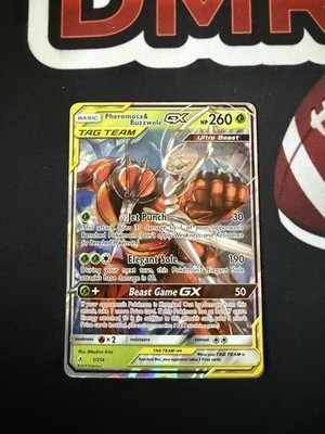 Pheromosa & Buzzwole GX Ultra Rare SM - Unbroken Bonds SM10 Grass Holo 1/214 201