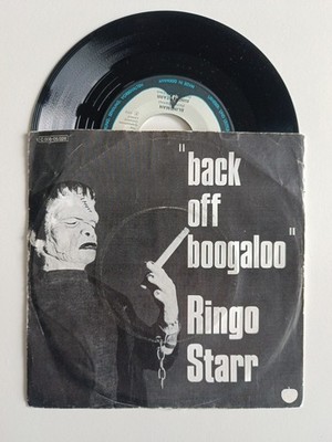 A EX/VG Single 7'' Vinyl Ringo Star Blindman Back Off Boogaloo Apple UK