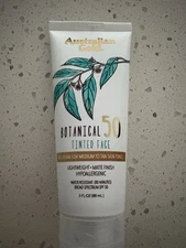 Australian Gold Botanical Sunscreen Cream SPF 50 - 3oz Medium To Tan Exp 4/2026