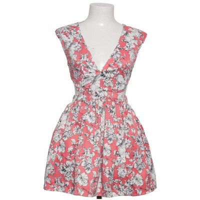 Mustard Seed, Kleid, Größe: S, Pink/Weiß, Baumwolle/Elasthan/Polyester #rie