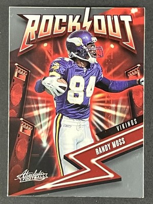 2023 Panini Absolute - Rock Out Randy Moss #4 Minnesota Vikings