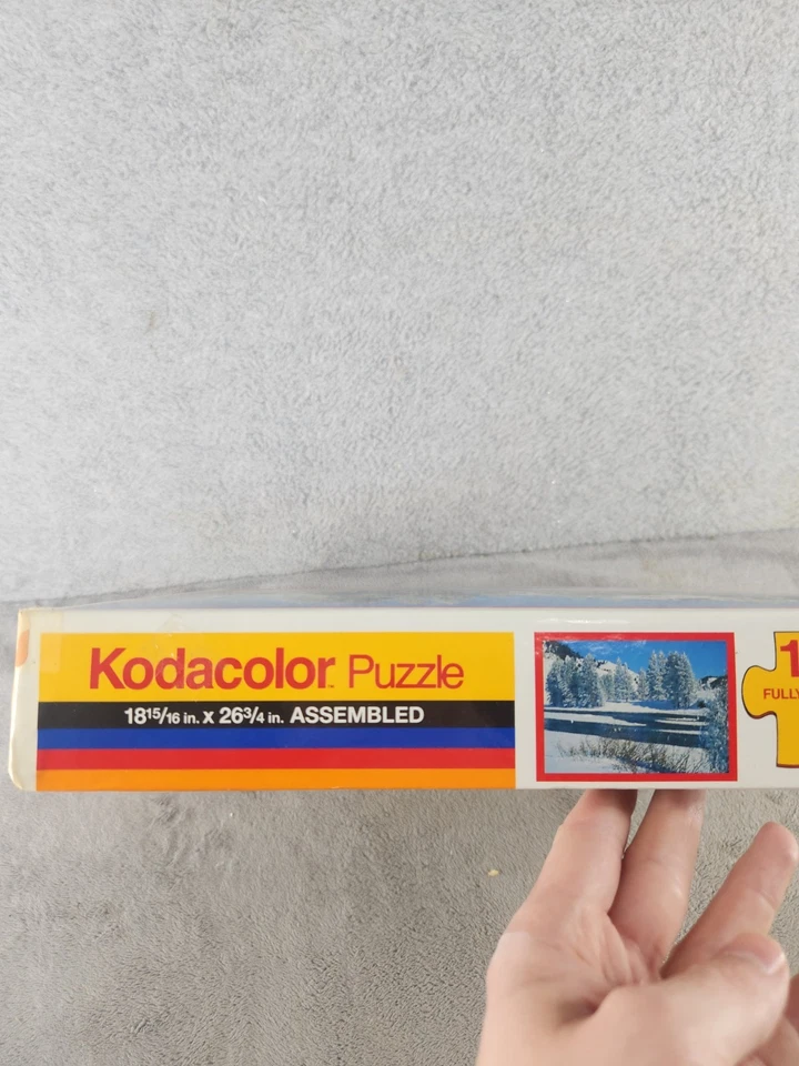 Rompecabezas Kodacolor 1000 piezas entrelazadas 18" x 26" Salmon River - SELLADO Foto 2 de 4