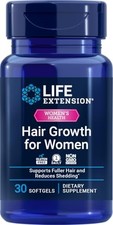 Life Extension Hair Growth for Women Supplement 30 Softgels
