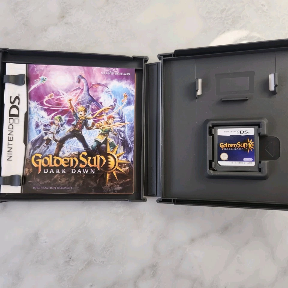 Golden Sun Dark Dawn Nintendo DS Complete - Excellent Condition! - Included Map - Image 4 of 4