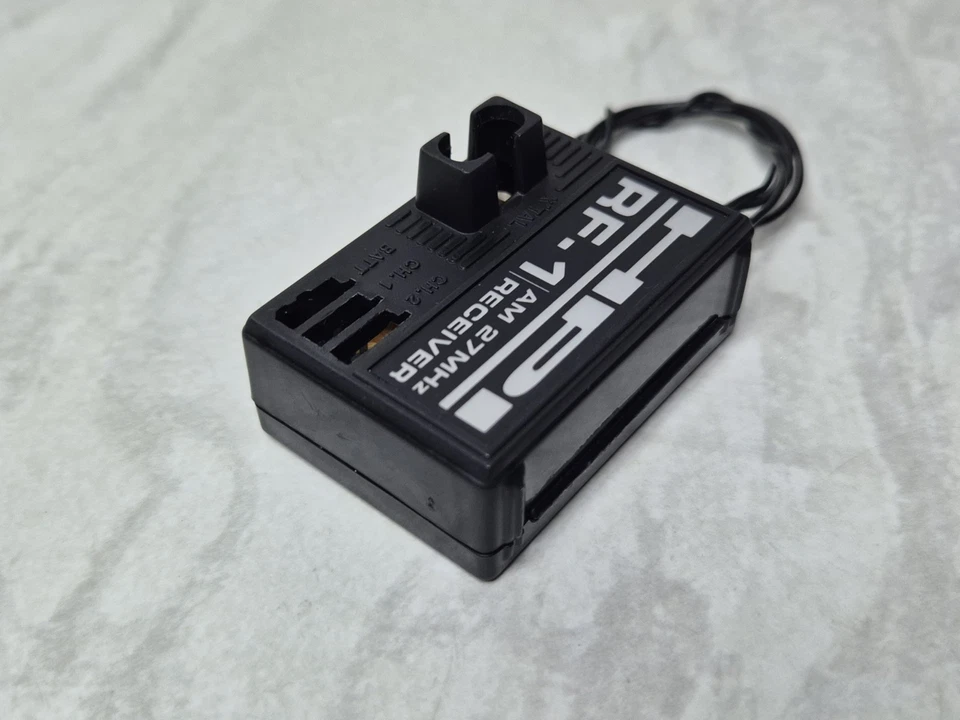HPI RF-1 AM 27MHz 2 CH Channel RC Radio Receiver Nitro Vintage Rush Evo Trophy - Image 4 of 4