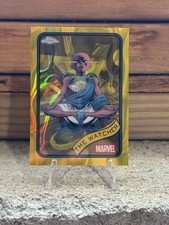 2025 Topps Chrome Marvel - Yellow Lava Refractor - The Watcher - 28🔥