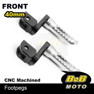 BOB 40mm Lower Rider Footpegs TITANIUM For Yamaha XVS950 Bolt R 14 15 16 17 18