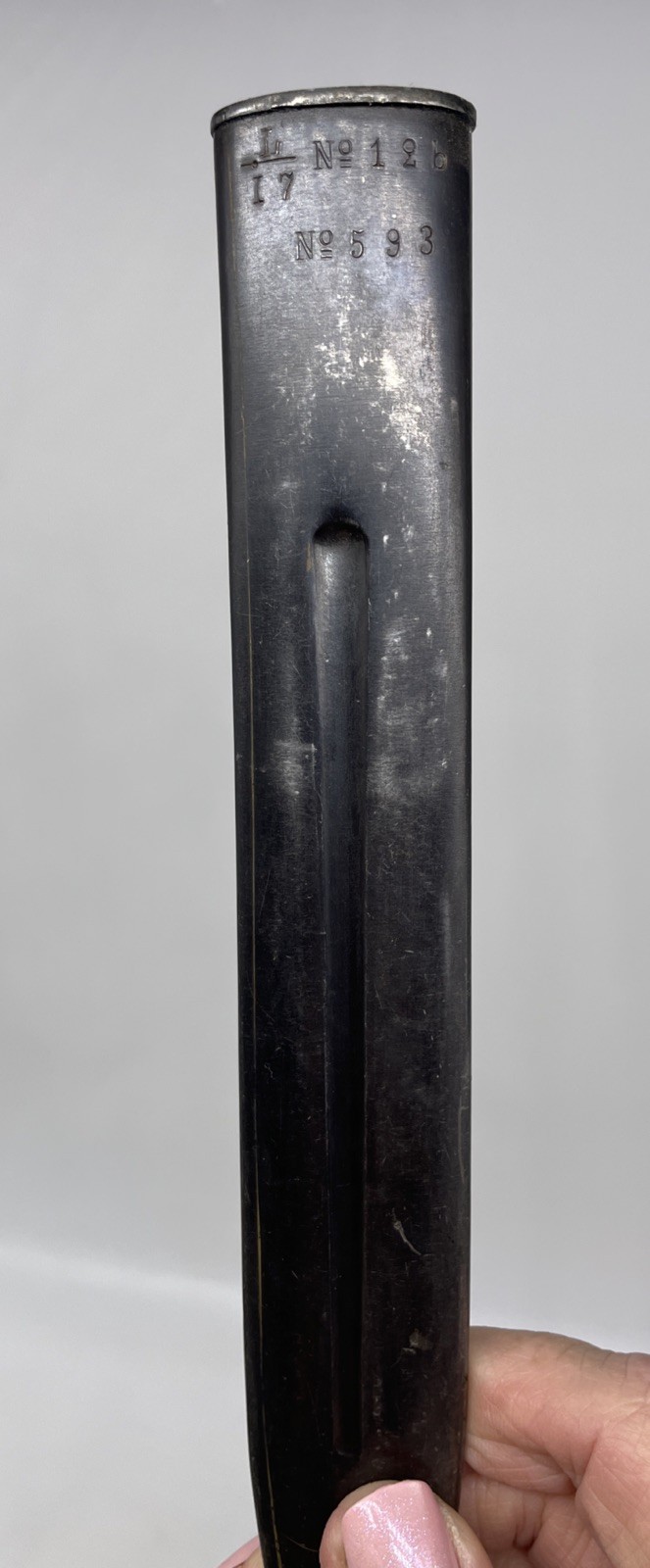 Swedish M1896 Mauser Bayonet with Scabbard – E.J. AB Marked