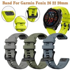 QuickFit Silicone Band for Garmin Fenix 8 7X 6 Epix Pro Gen 2 Tactix Strap