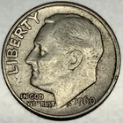 1960-D Roosevelt Dime - Circulated Condition - 90% Silver - US Coin - 3022