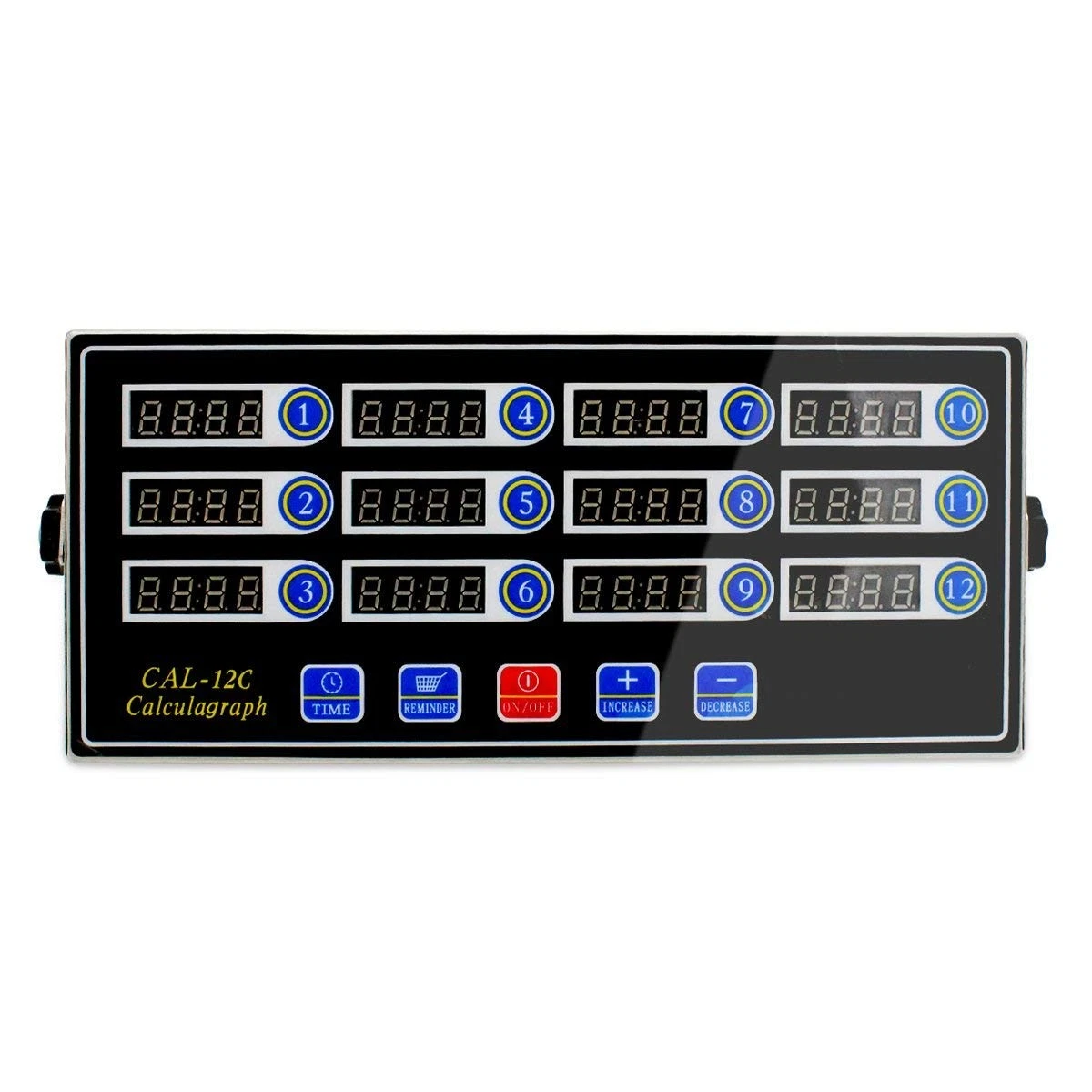 NJTFHU Commercial 12 Channels Kitchen Timer Multi Digital LED Display Cooking...