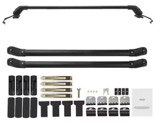 SKYSHALO 41.3 in Universal Aluminum Roof Rack Cross Bars Adjustable 155 lb