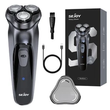 Men's Electric Shaver Wet/Dry Trimmer Rotary Razor Beard Shaving Rechargeable US