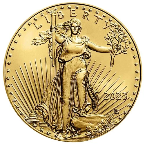 2023 American Gold Eagle 1/2 oz — photo from another recent sale