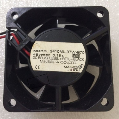 NMB 2410ML-07W-B70 DC48V 0.15A 6cm 6025 2-wire cooling fan