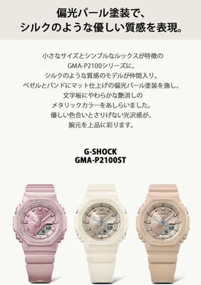 Unused CASIO G-SHOCK GMA-P2100ST-4AJF Pink Ana-Digi Women's Watch