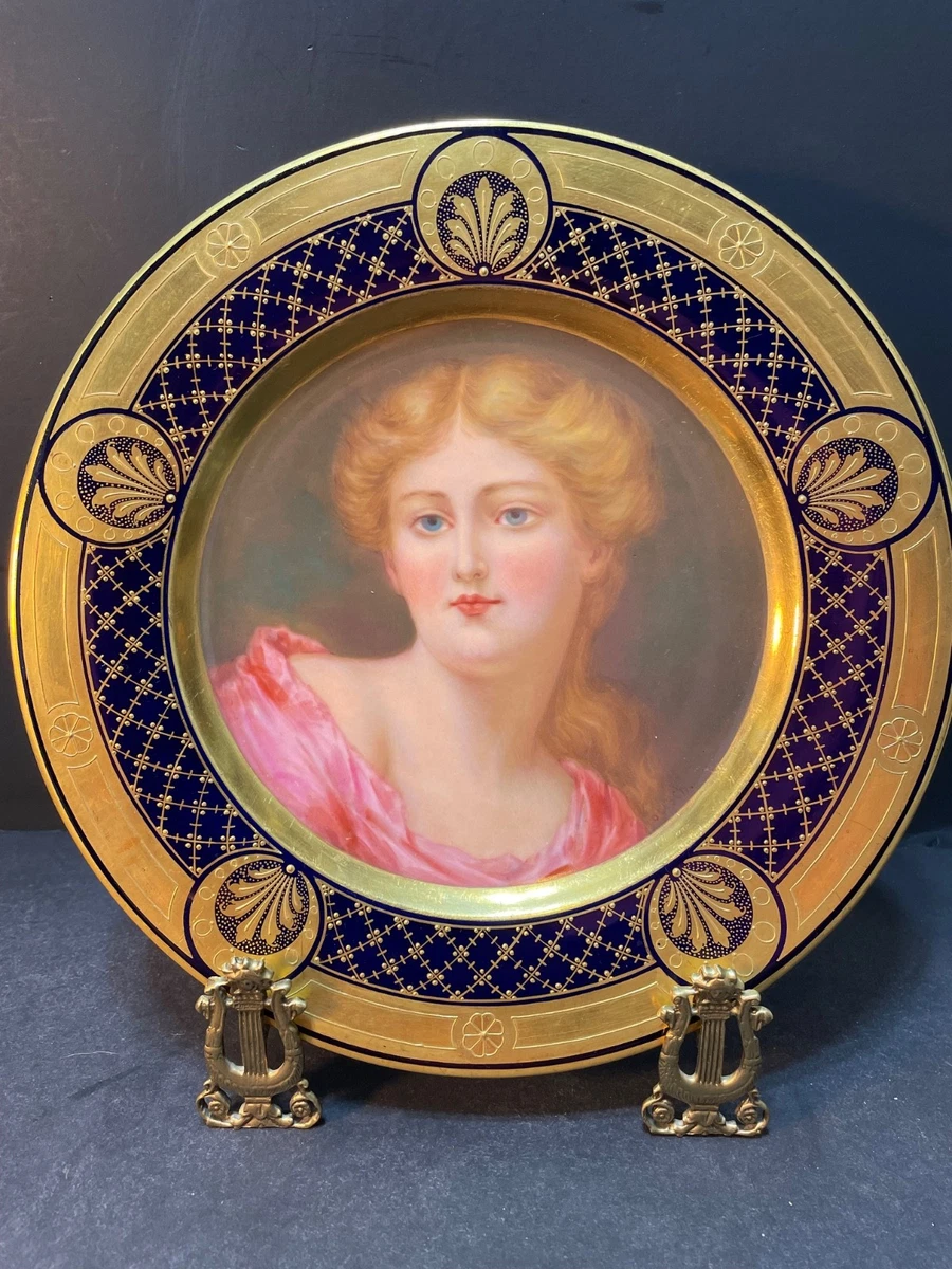 Royal Vienna Plate In Antique Ceramic & Porcelain Plates