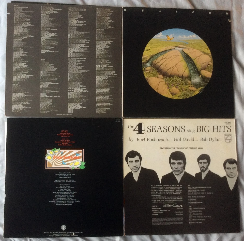 Frankie Valli/Four Seasons●4 x Vinyl LPs●Reunited Live-Helicon-Who Loves You + 1 - Image 4 of 4