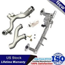 Upgraded Metal Coolant Water Pipe System Kit Fit for Land Rover Jaguar 5.0L