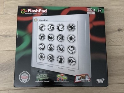 FlashPad Electronic Light & Touch Games 2010 Dekko Toys