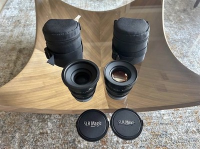  SLR Magic MicroPrime Cine 35mm T1.3 & 75mm T1.5 Lens For Sony E Mount 