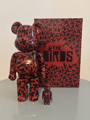 Medicom Bearbrick The Birds Alfred Hitchcock 400 & 100