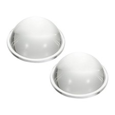 8Pcs Diameter 30mm Flat Convex Lens Height 14mm Optical Lens 2mm