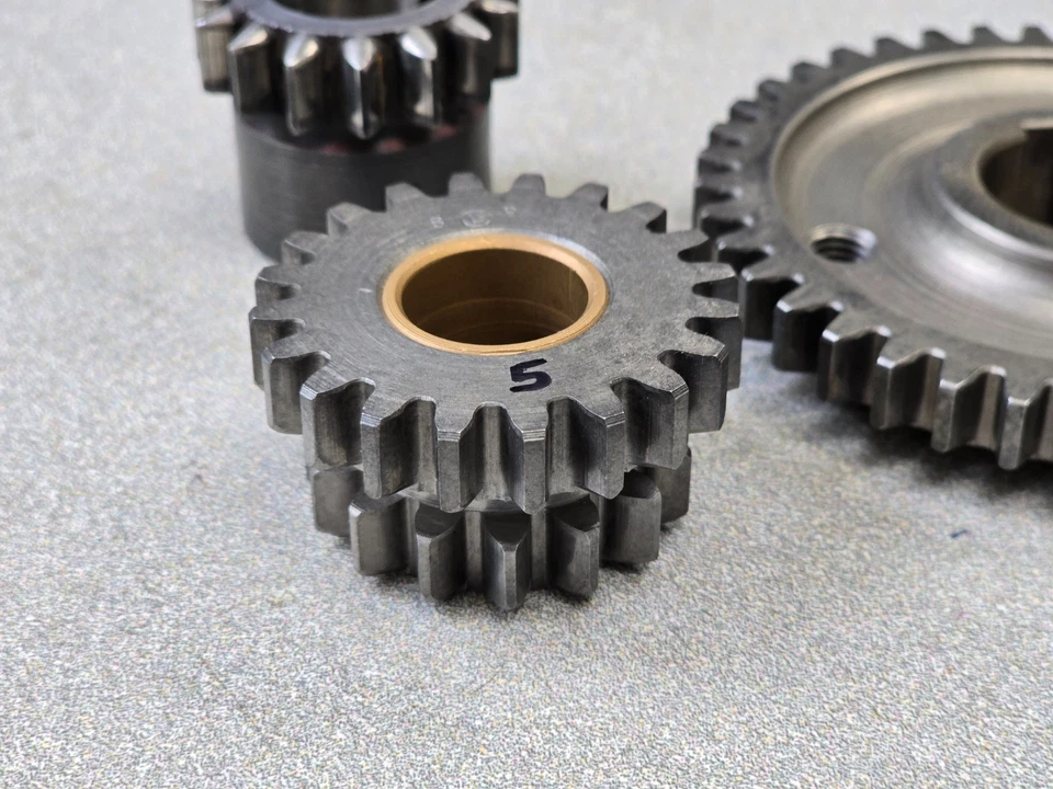 MUY BONITO JUEGO DE ENGRANAJES REVERSO ORIGINAL PORSCHE 356A 356B 356C 356SC 8/59 #5 Foto 4 de 4