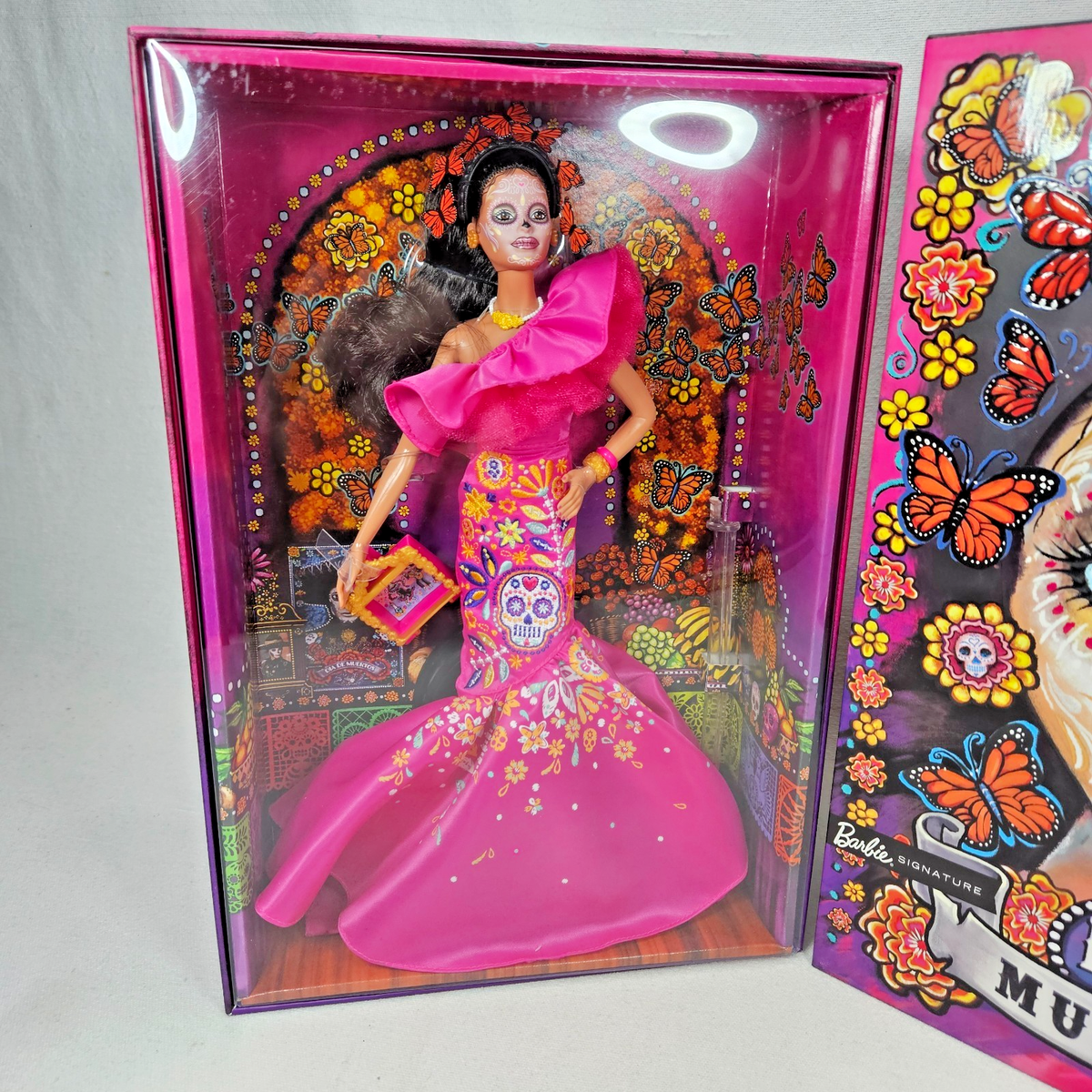 Pink Day Of The Dead 2019 Barbie Dress Day Of The Dead Barbie Pre
