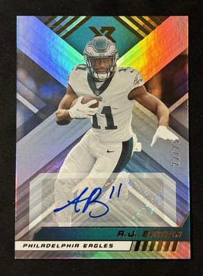 2022 Panini XR - A.J. Brown #35 Autograph /25 Philadelphia Eagles