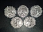 Lot of 5 - 2019 1 oz American Silver Eagle Coin Brilliant Uncirculated