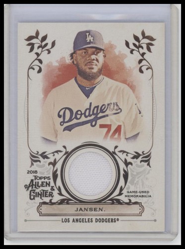 2018 Topps Allen & Ginter #FSRA-KJ Kenley Jansen Full-Size Relics