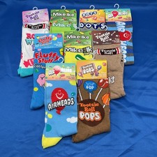 Candy Themed Socks 9 Pair Unisex 8-12 NWT