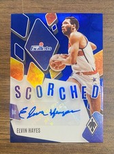 2023-24 Phoenix #SCS-EVH Elvin Hayes Scorched Auto Blue /25 Washington HOF