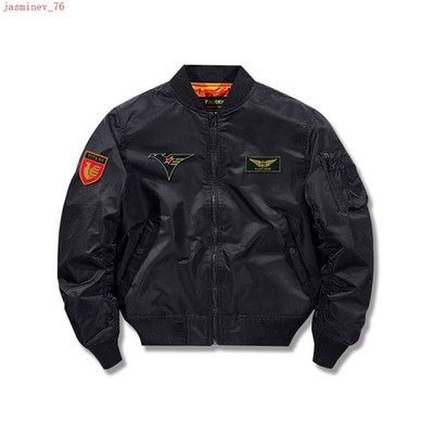 Anime Mobile Suit Z Gundam Titans Embroidery Flight Jacket Zipper