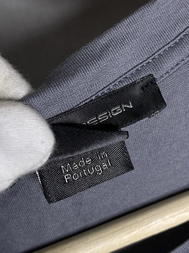 Camiseta Porsche Design Gris Talla S Hecha en Portugal Foto 4 de 4